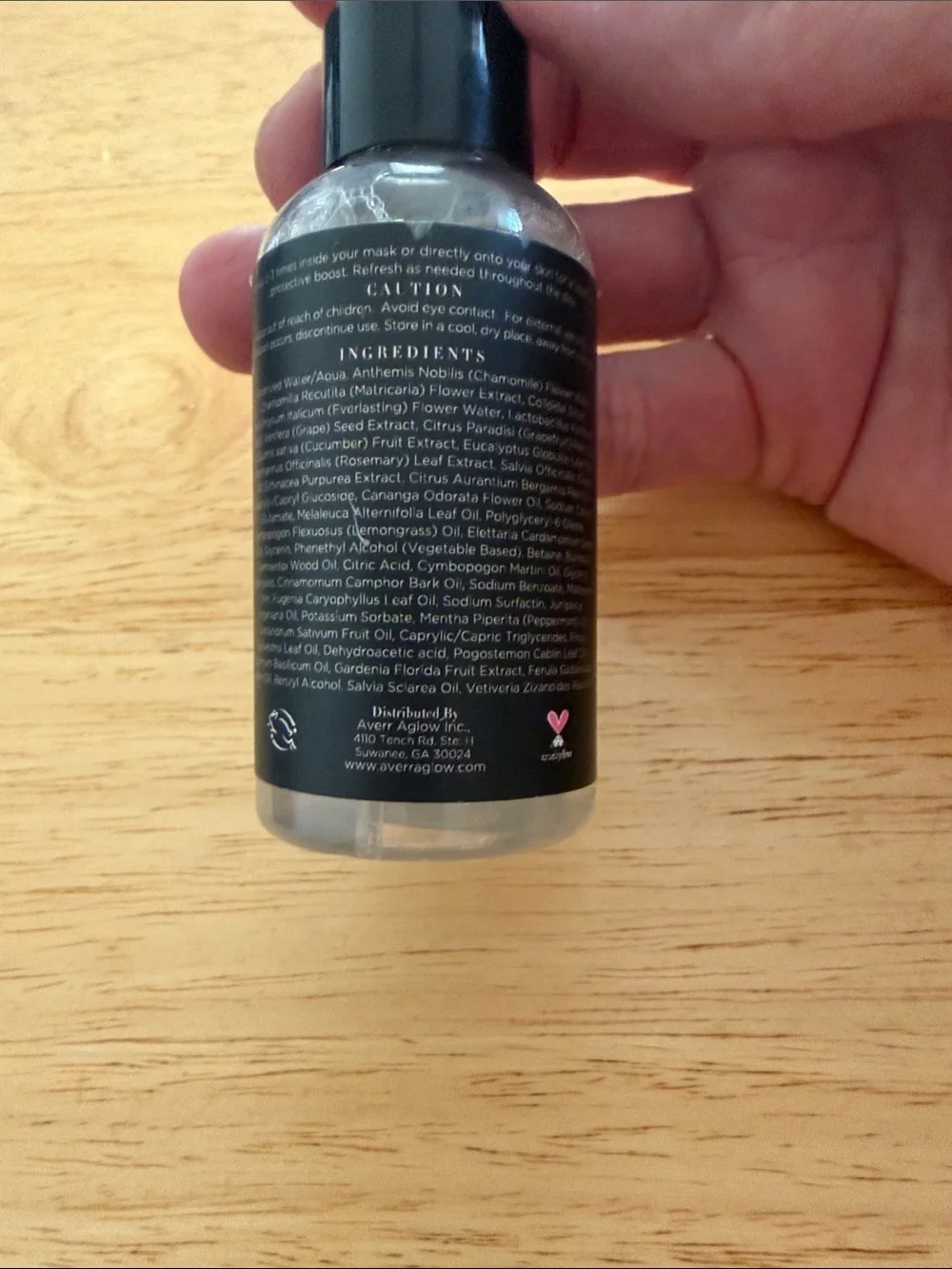 Black Soothing Face Spray - Clear Skin - Picture 2 of 4